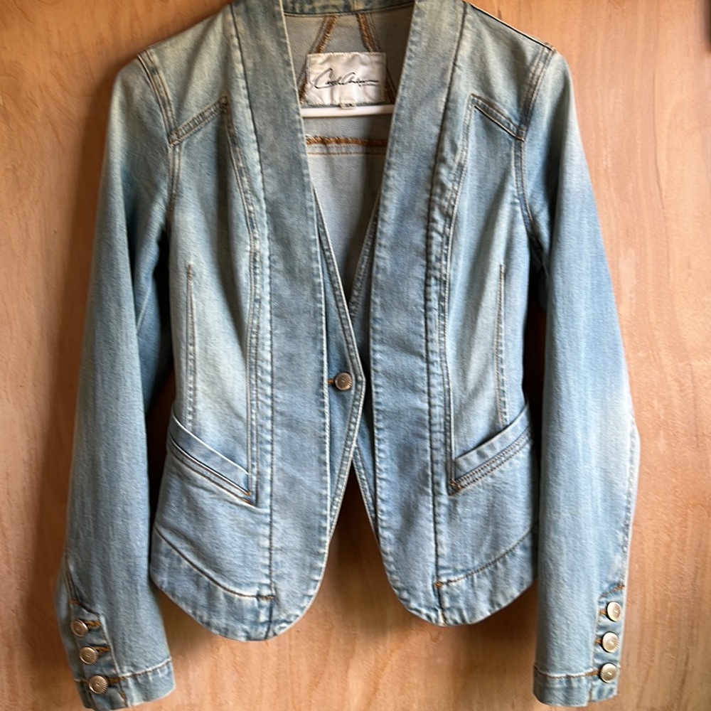 Carol Anderson by Invitations Denim Blazer Jacket